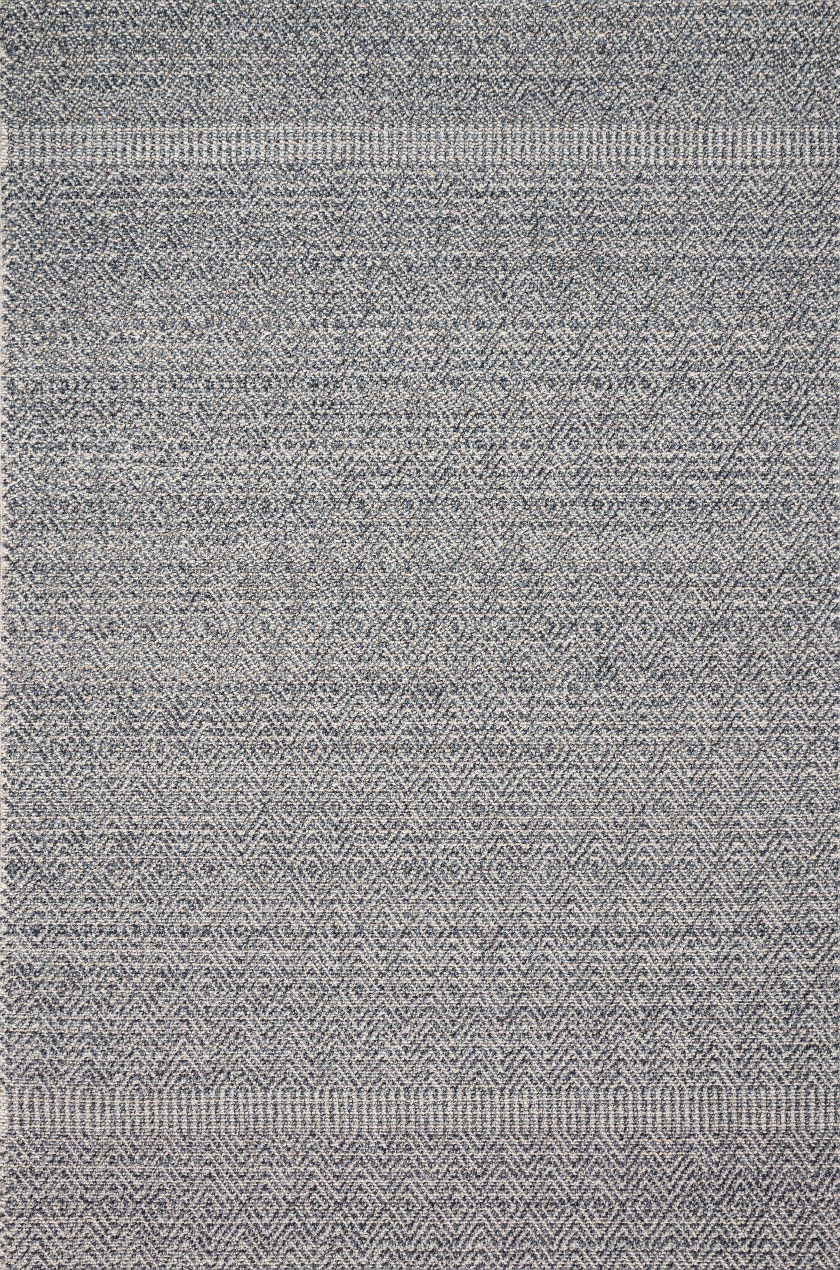 Loloi Rugs Cole Collection Rug in Denim, Grey - 9'6