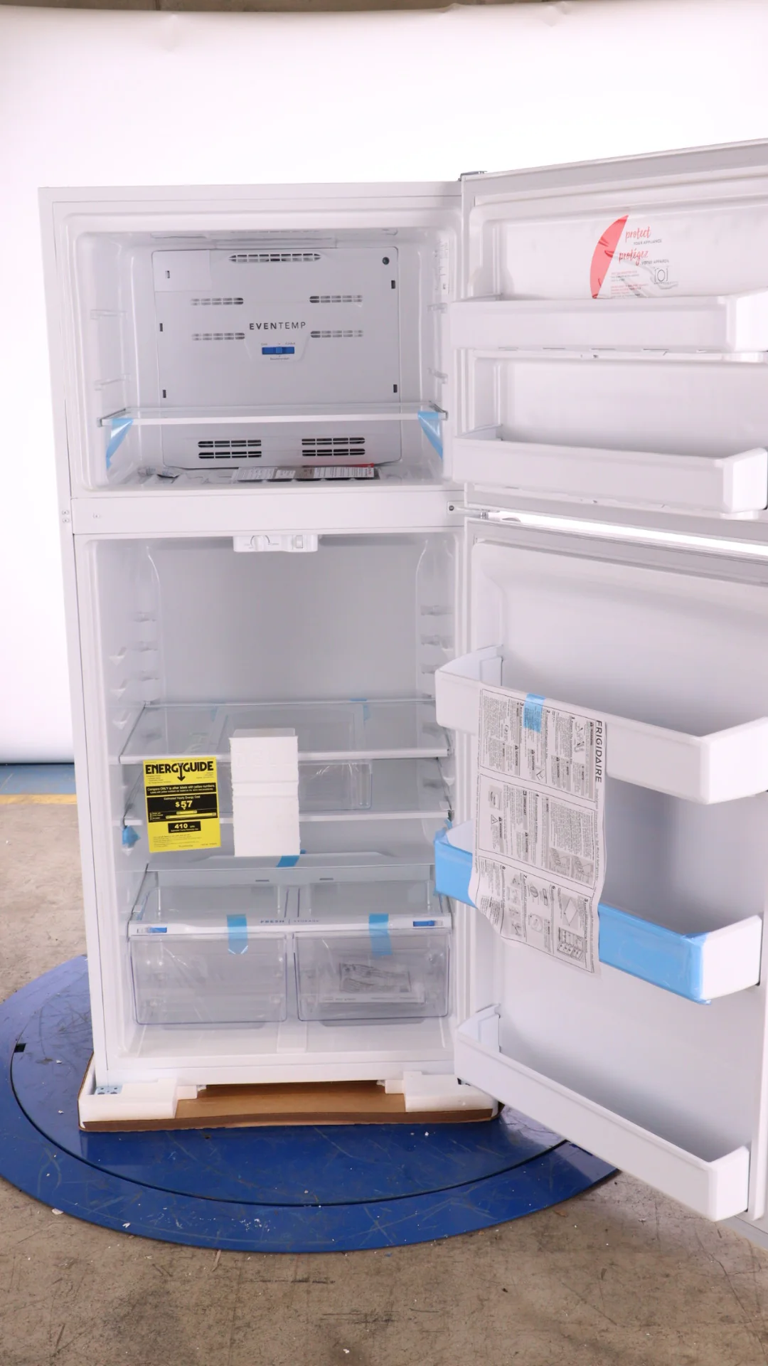 Frigidaire 30in. 18.3 cu. ft. Stainless Steel Top Freezer Refrigerator - FFTR1835VS - Inhomebuy