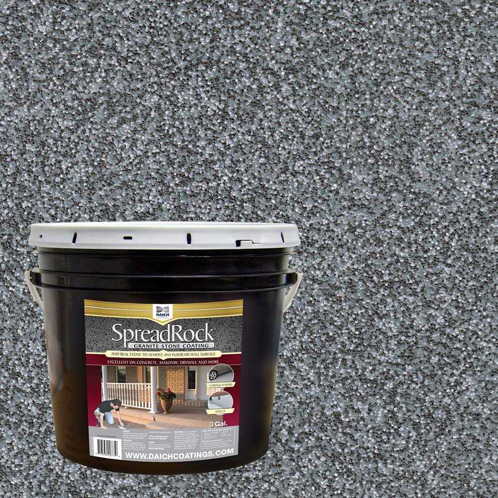 Daich SpreadRock Granite Stone Coating 3 Gal Interior/Exterior - Inhomebuy
