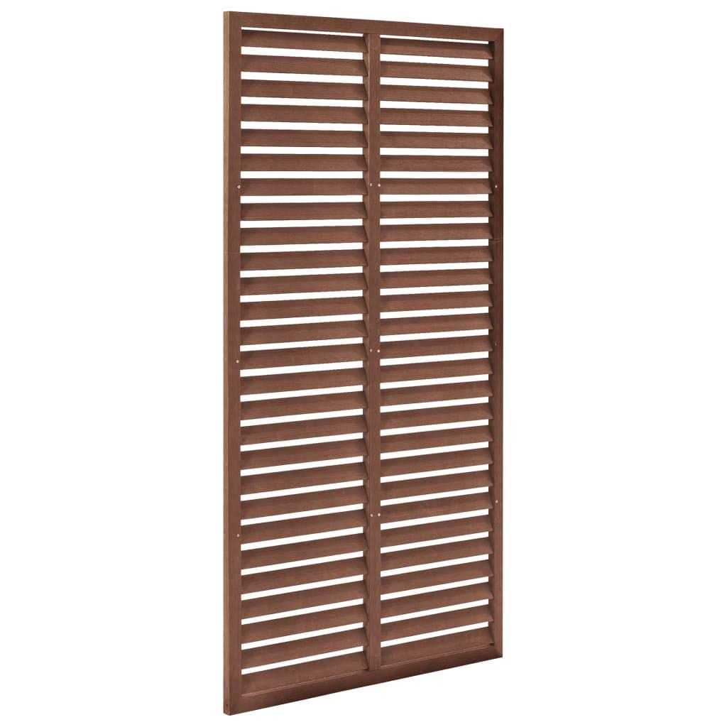 vidaXL Louver Fence WPC 70.9×70.9 - Inhomebuy