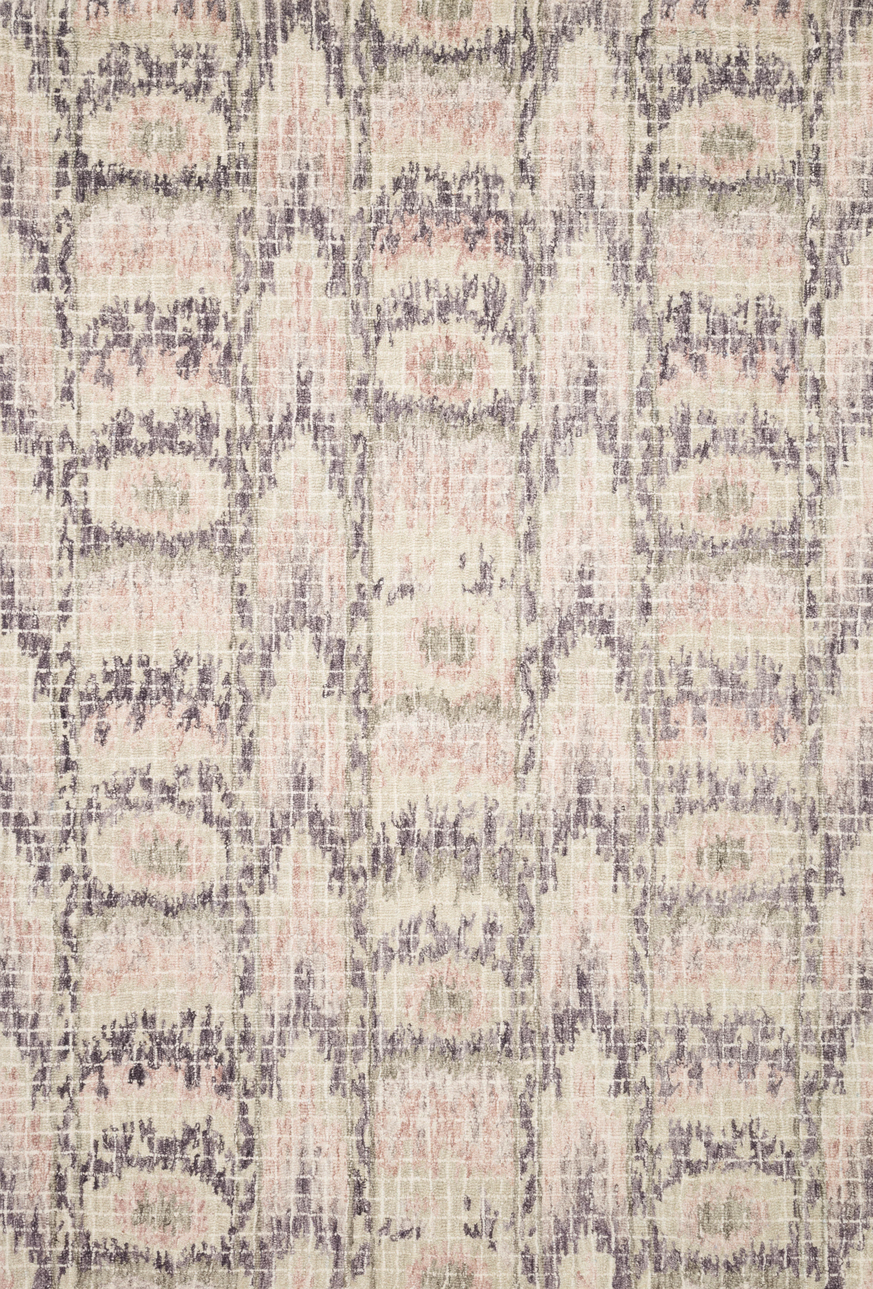 Loloi Rugs Tatum Collection Rug in Blush, Raisin - 7'9