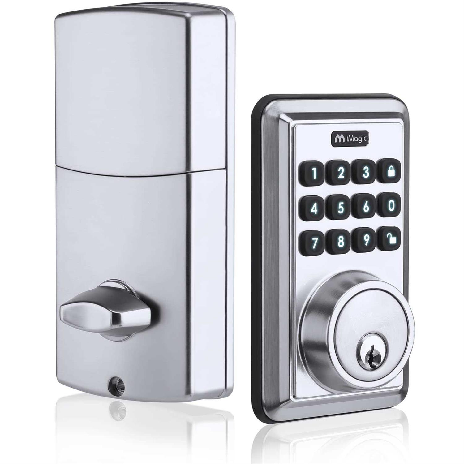Imagic Keypad Deadbolt Keyless Entry Deadbolt Lock Electronic Keypad Door Lock - Inhomebuy