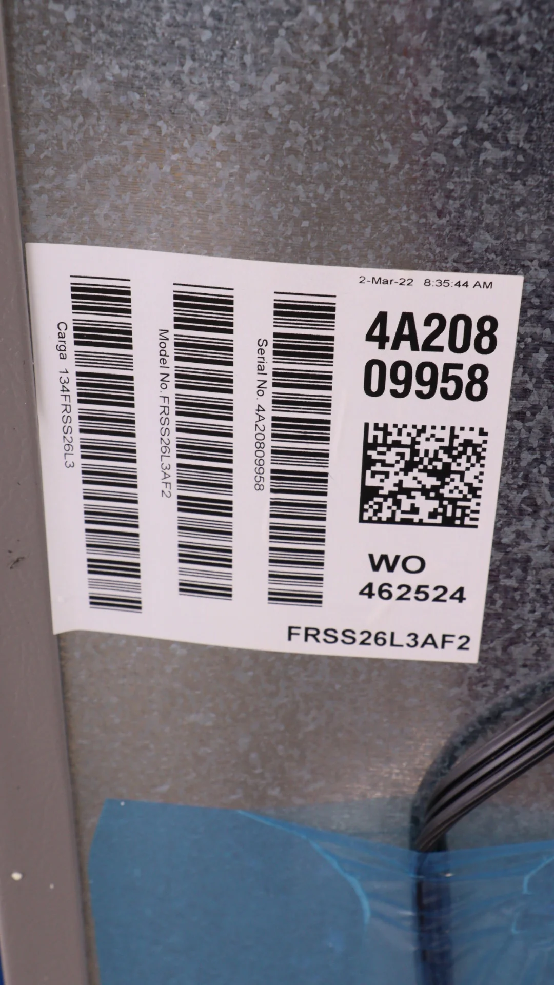 FRIGIDAIRE 36 IN 25.6 CU FT. STAINLESS STEEL SIDE-BY-SIDE REFRIGERATOR WITH EXTERIOR WATER AND ICE D - Inhomebuy