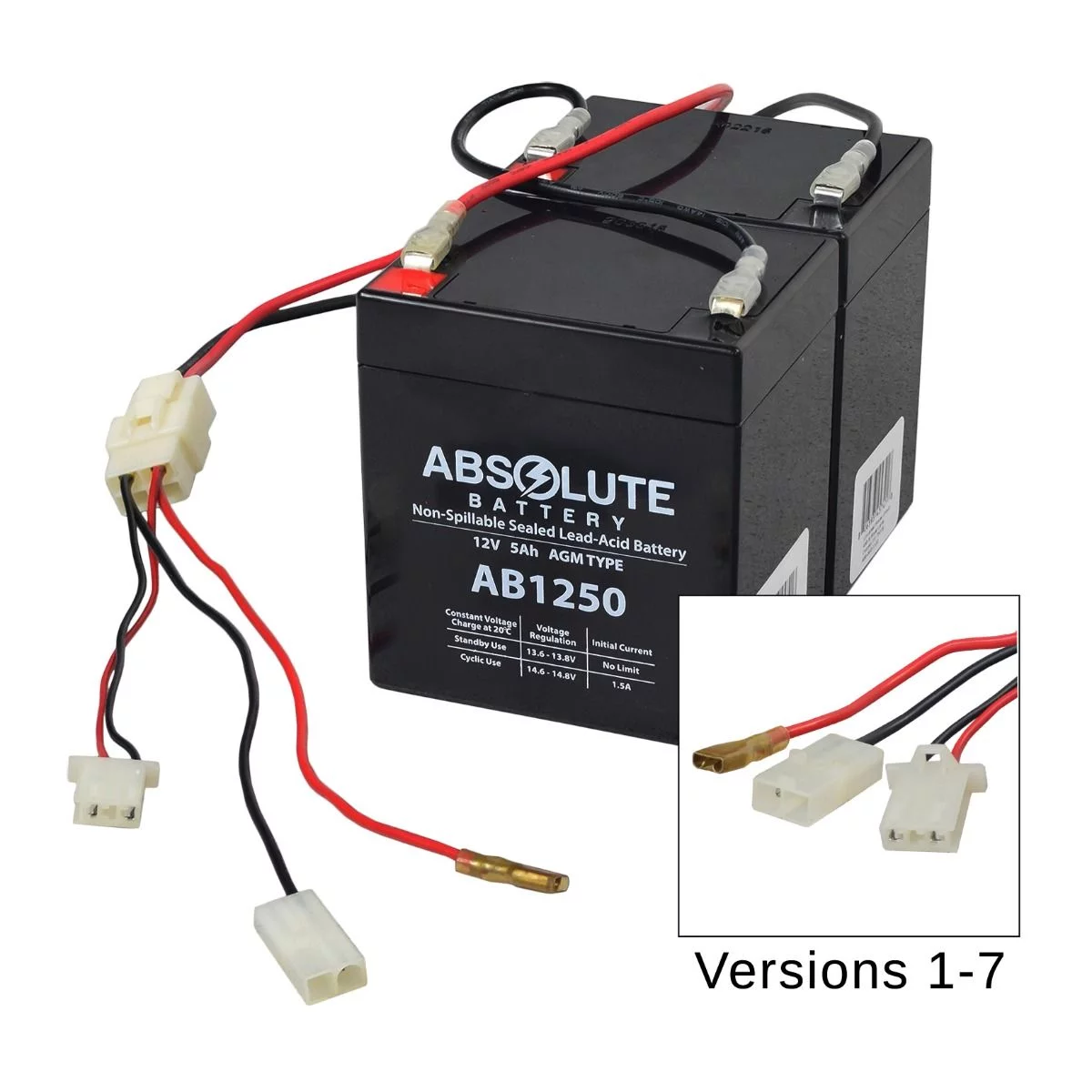 AlveyTech 24 Volt Battery Pack (Versions 1-7) - For the Razor E100, E100 Glow, E125 Electric Scooter - Inhomebuy