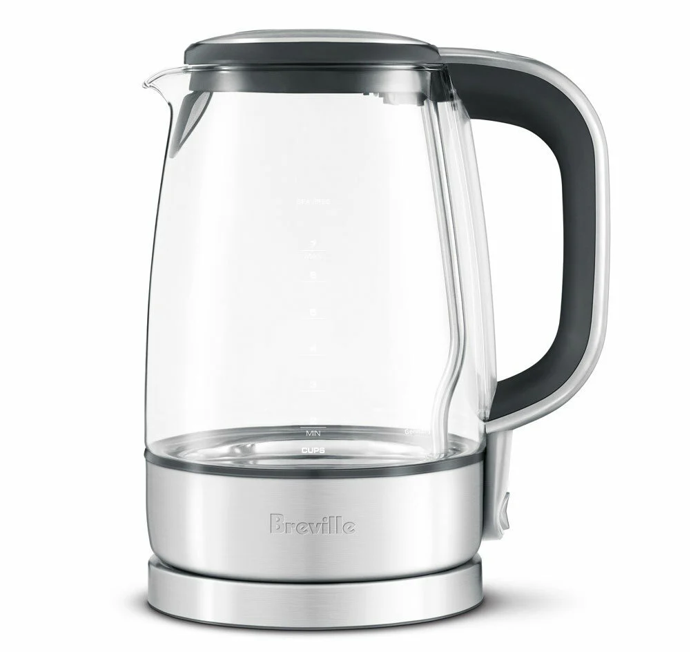Breville Kettle |BKE595BSS| 1.7L with crystal clear Schott glass - Inhomebuy