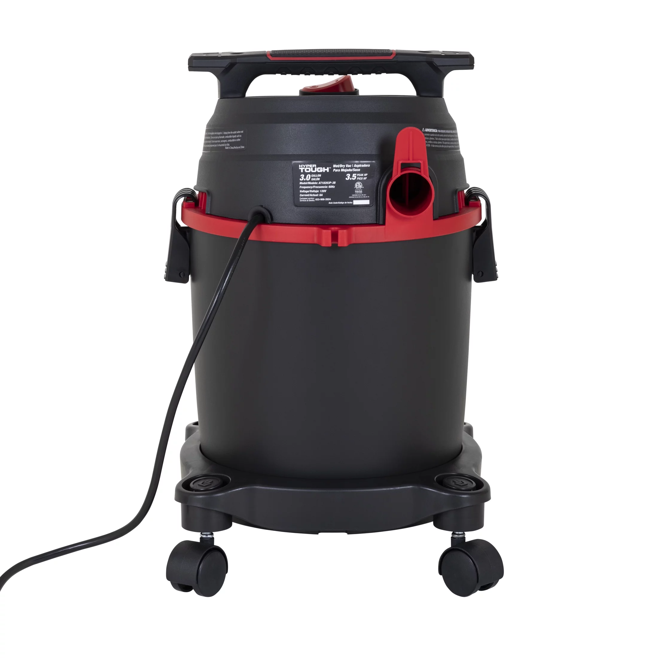 Hyper Tough 3 Gallon Wet Dry Vac - Inhomebuy
