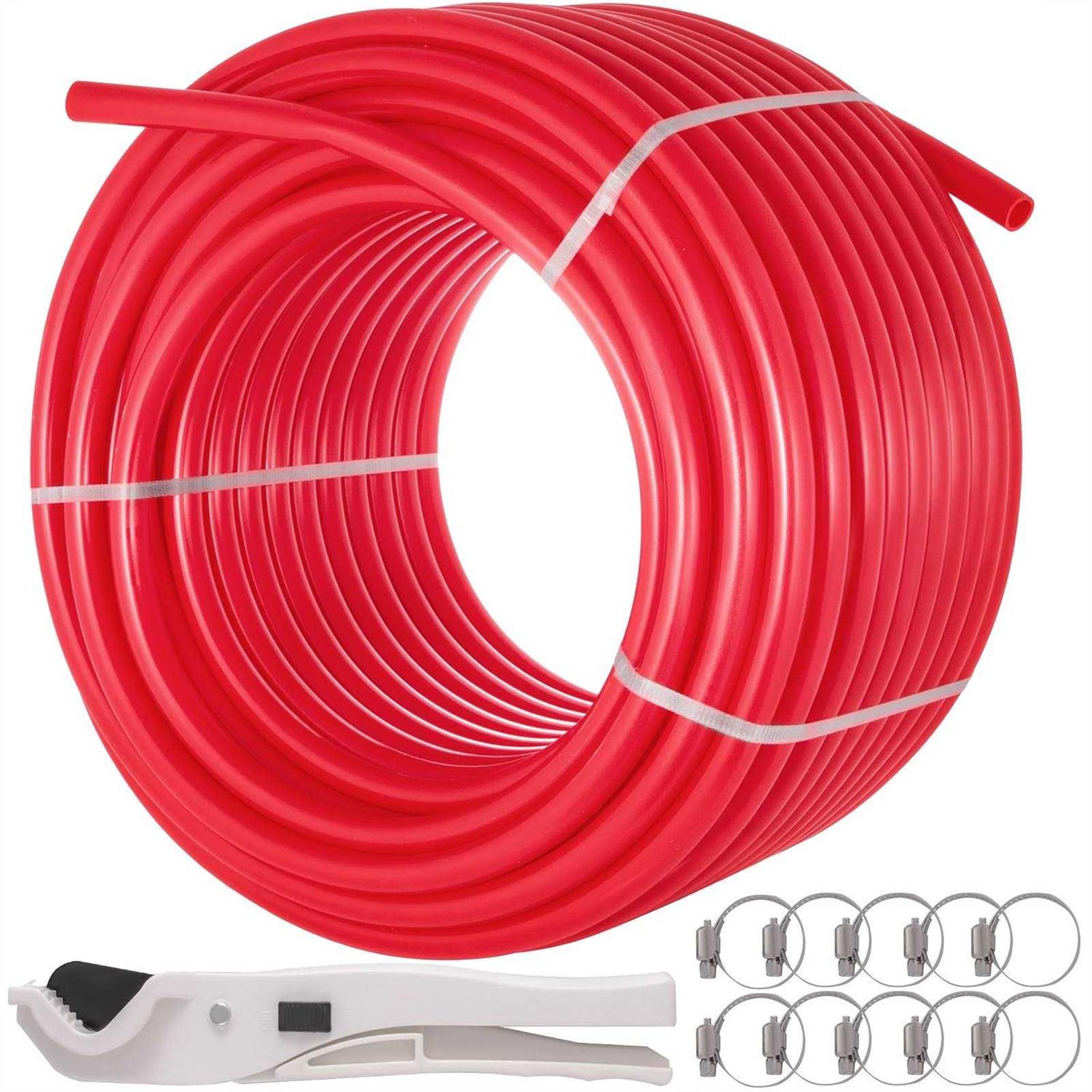 VEVOR PEX Tubing Oxygen Barrier PEX-B Radiant Floor Heating PEX Pipe PEX Tube - Inhomebuy