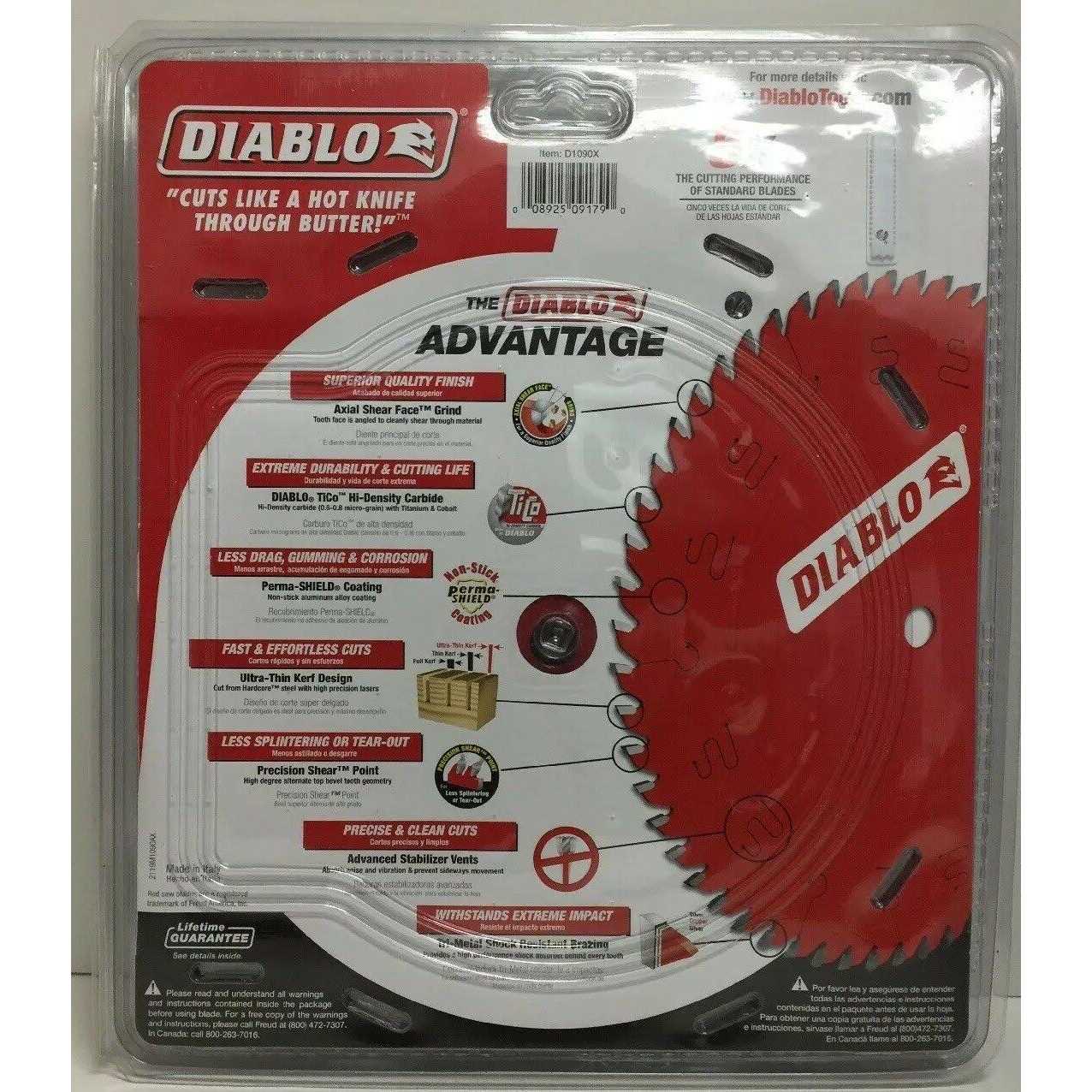 Diablo Circular Saw Blade D1090X - Inhomebuy