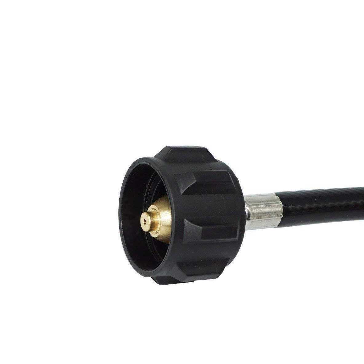 DOZYANT 5 FT Propane Hose Adapter with Propane Tank Gauge for Weber Q1200 - Inhomebuy