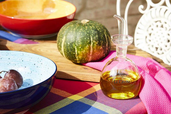 Round Oil Cruet 8x14cm/h 180cc Dolce Ca La Casci - Inhomebuy