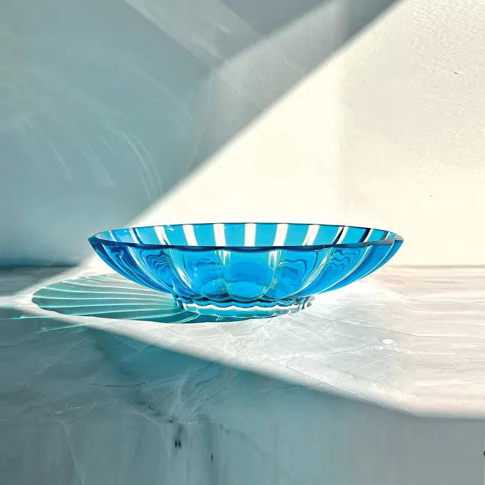 DolceVita Centerpiece/Fruit bowl Turquoise - Inhomebuy