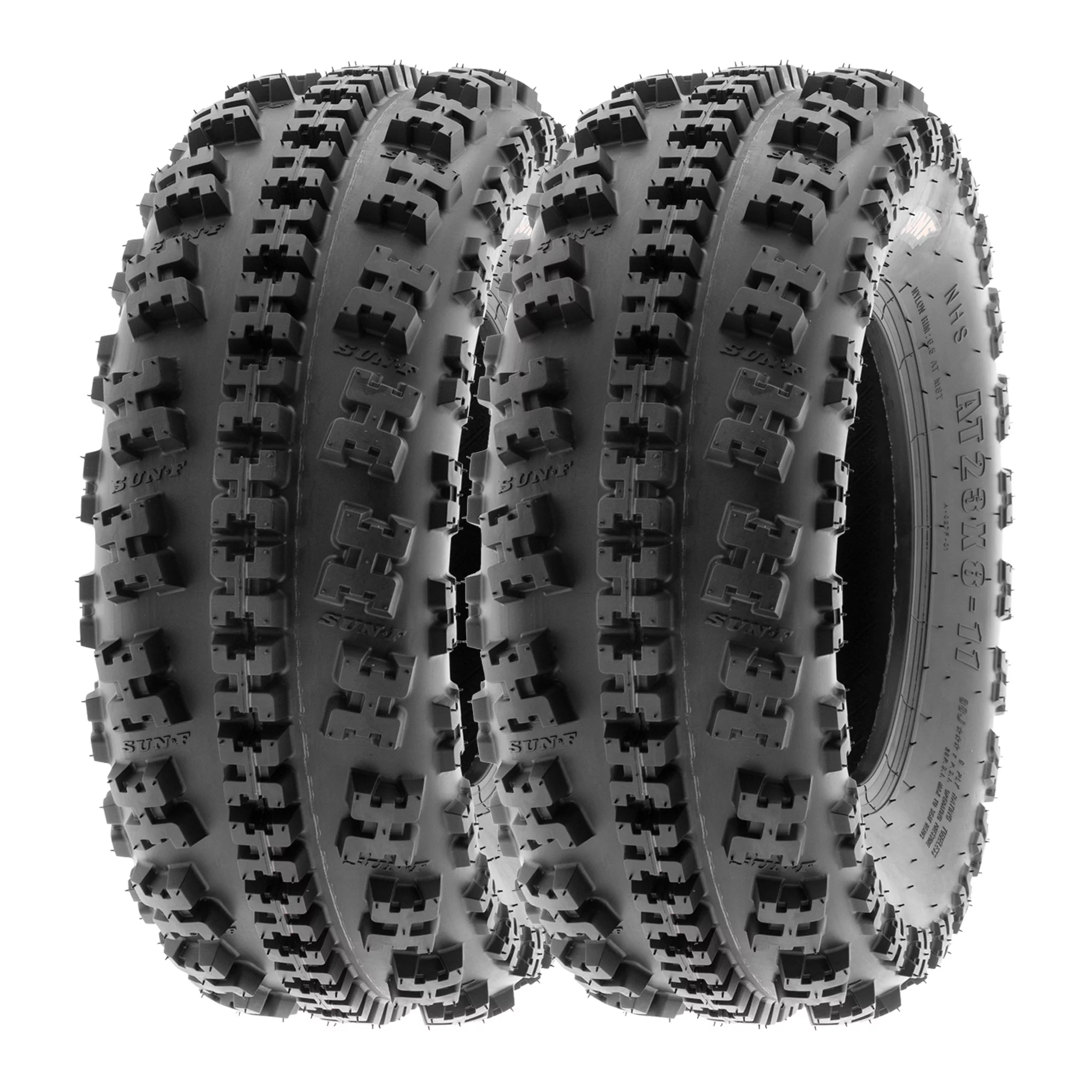SunF All Terrain ATV UTV Tires 21x7-10 & 20x11-9 6 PR A027 (Complete Full Set of 4) - Inhomebuy
