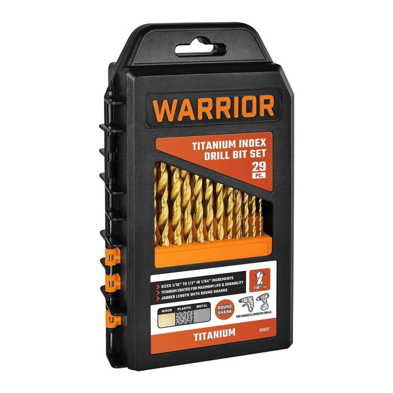 Warrior Titanium Nitride Coated End Mill Set - Inhomebuy