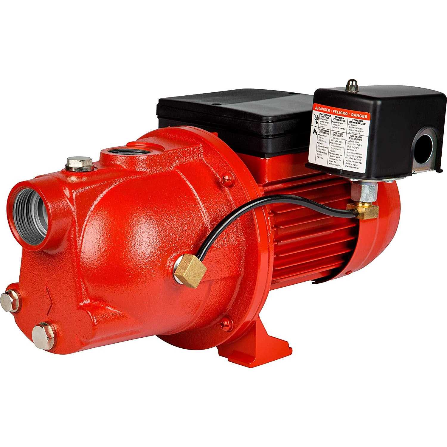 Red Lion 602208 23 GPM 1 HP Cast Iron Shallow Well Jet Pump - Inhomebuy