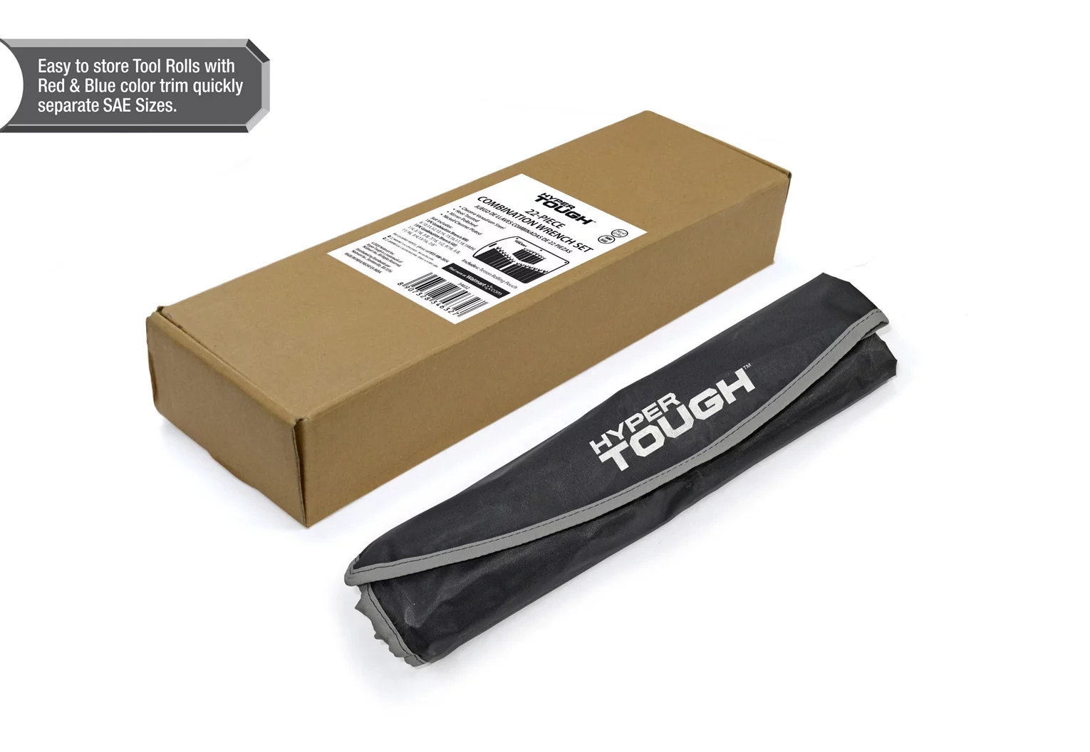 Hyper Tough 22 Pc Combination Wrench Set - Inhomebuy