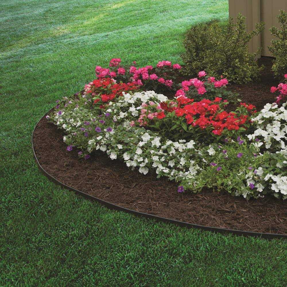 EasyFlex 2.5 Tall Wall No-Dig Landscape Edging Kit 3220E-100C - Inhomebuy