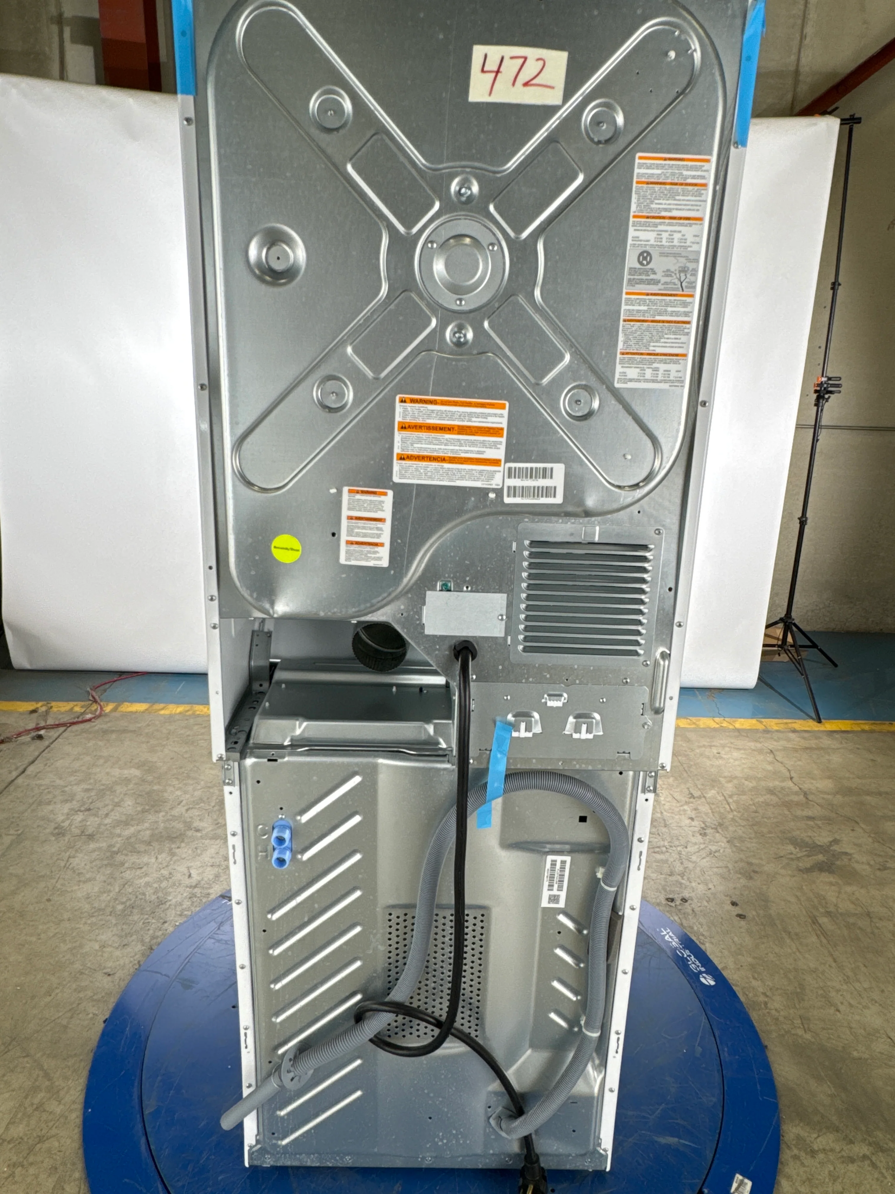 FRIGIDAIRE 27 IN. WHITE ELECTRIC 4.5 CU. FT. IEC WASHER AND 5.5 CU. FT. DRYER LAUNDRY CENTRE - FLCE7 - Inhomebuy