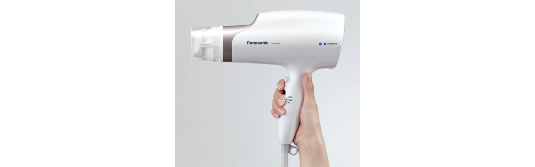 Panasonic Hair Dryer with NANOE particles, white | EH-NA67W - Inhomebuy