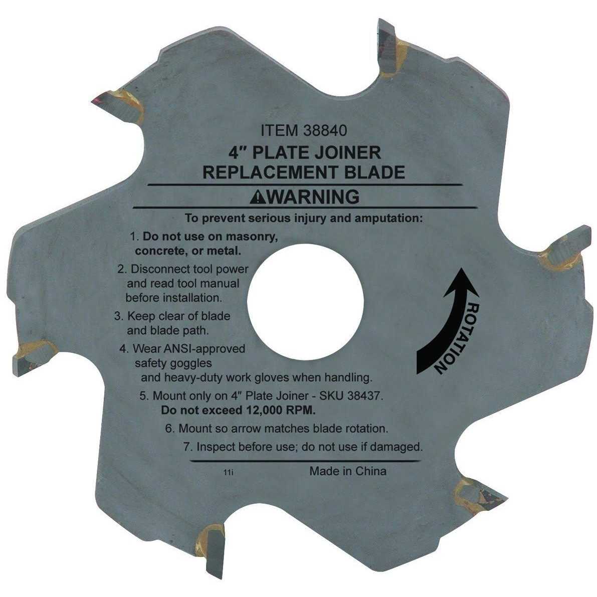 Warrior 4 in. 24T Mini Table Circular Saw Blade - Inhomebuy