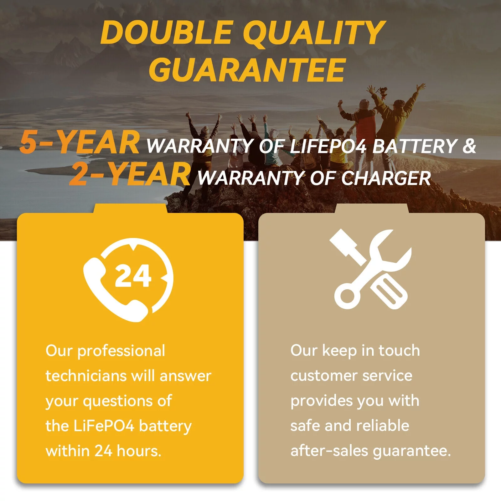 Power Queen 12V 200AH Plus LiFePO4 Deep Cycle Lithium Battery+Charger for RV Off-Grid Solar - Inhomebuy