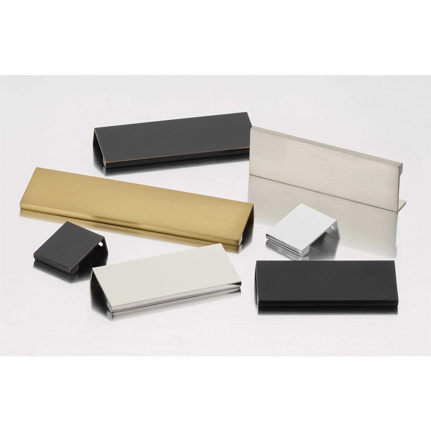 Emtek 8512US 12 Solid Brass Surface Bolt with Strikes and Screws - Inhomebuy