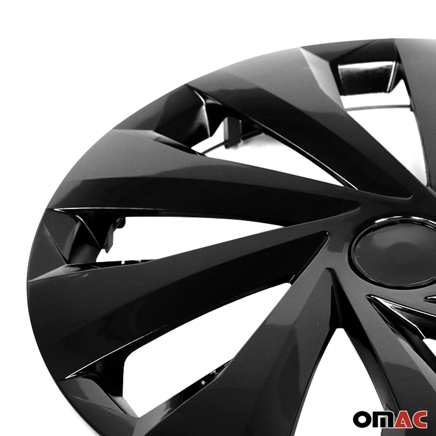 OMAC 15 Inch Wheel Rim Covers Hubcaps for Subaru Impreza Black - Inhomebuy