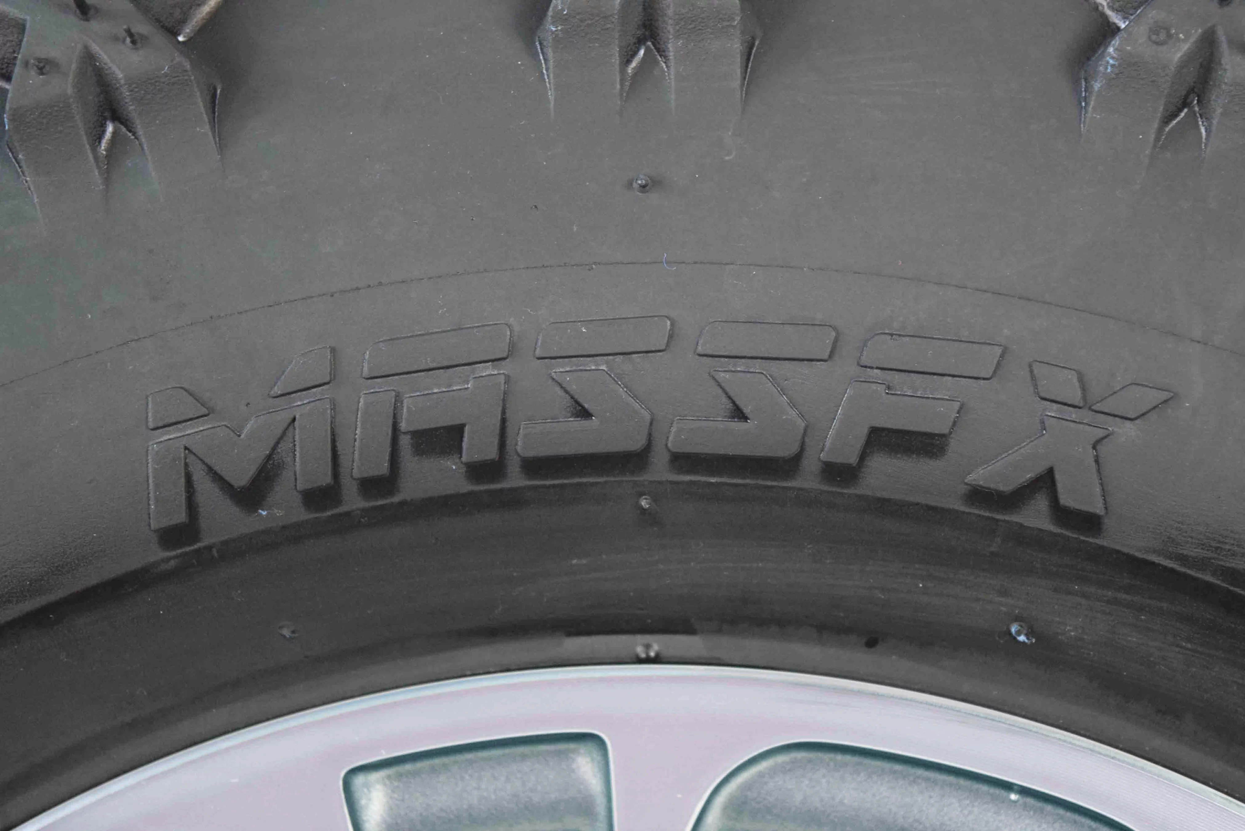 MASSFX 20x10-10 Golf Cart Turf Tire & Gun Metal Wheel Kit A238 10x7 4/101.6 - Inhomebuy