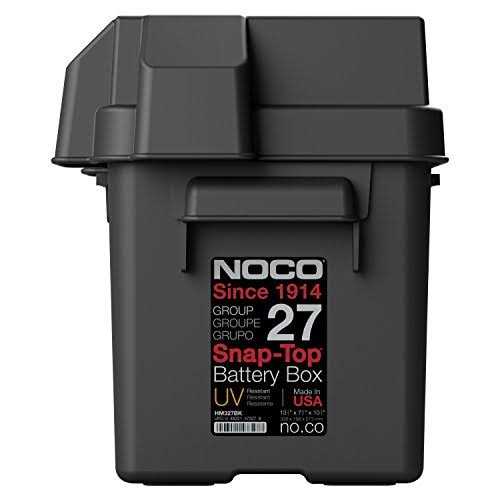 NOCO HM327BK Group 27 Snap-Top Battery Box - Inhomebuy