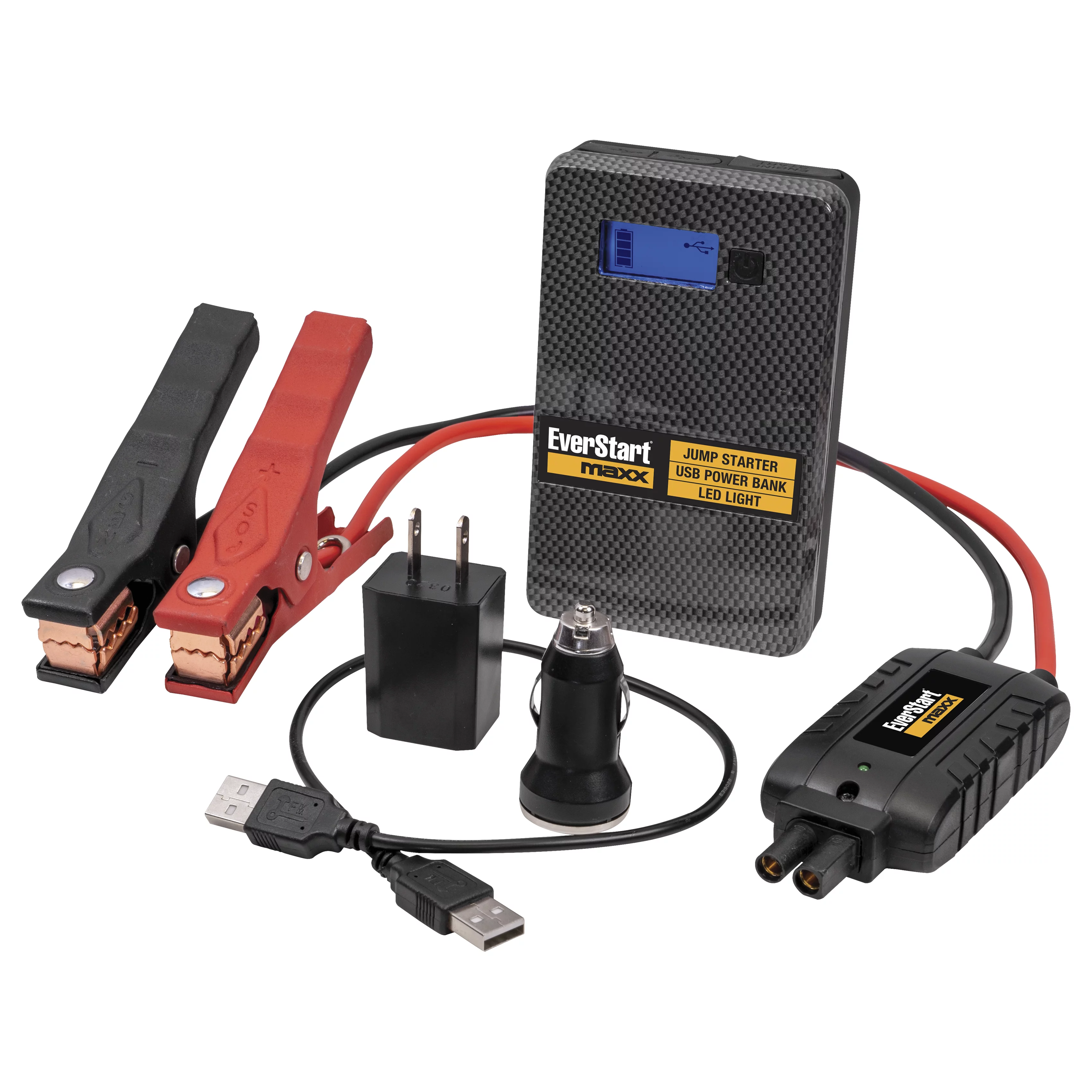 Everstart Maxx Compact 800 Amp 12 Volts Lithium Jump Starter with USB - Inhomebuy