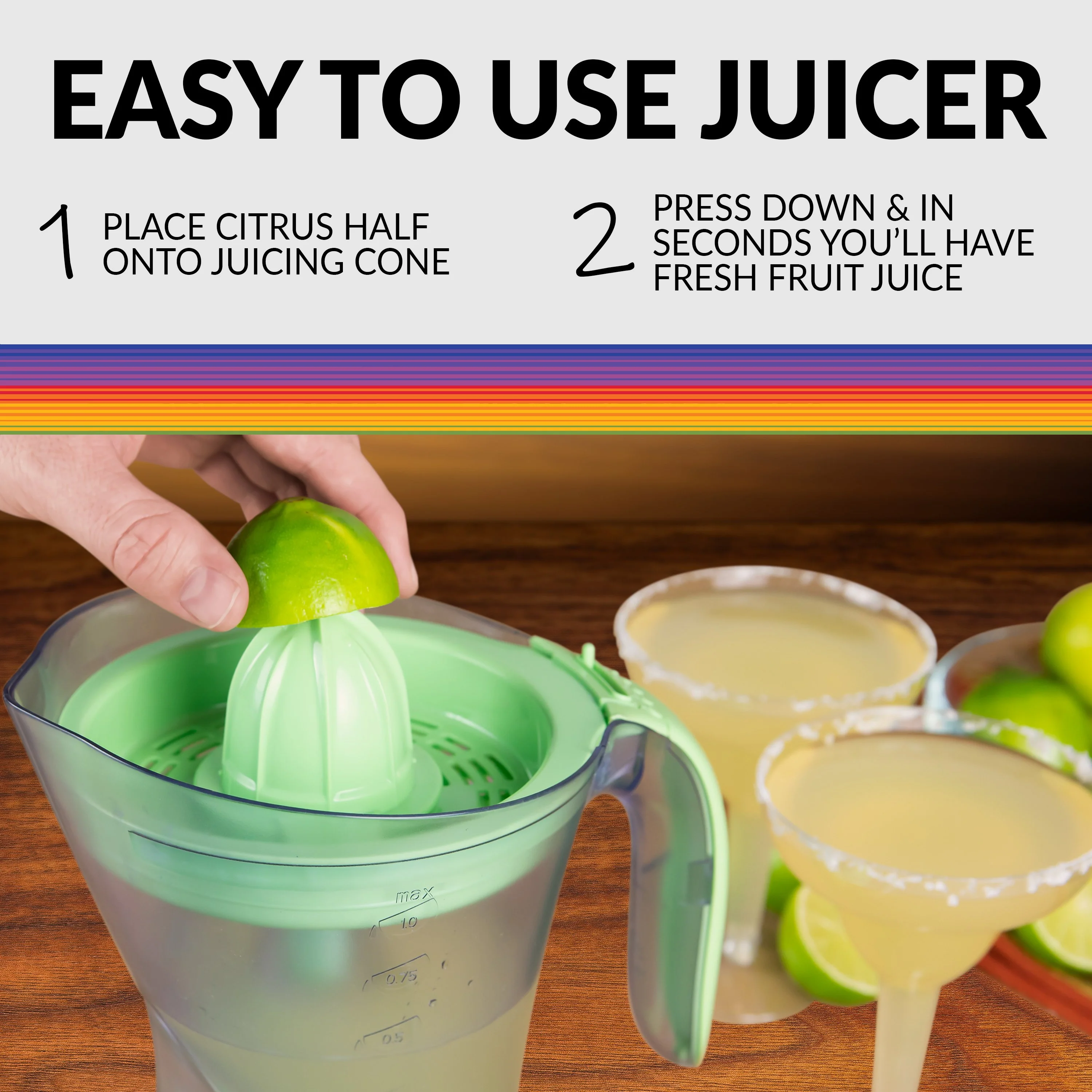 Taco Tuesday Electric Lime Juicer & Margarita Kit - Inhomebuy