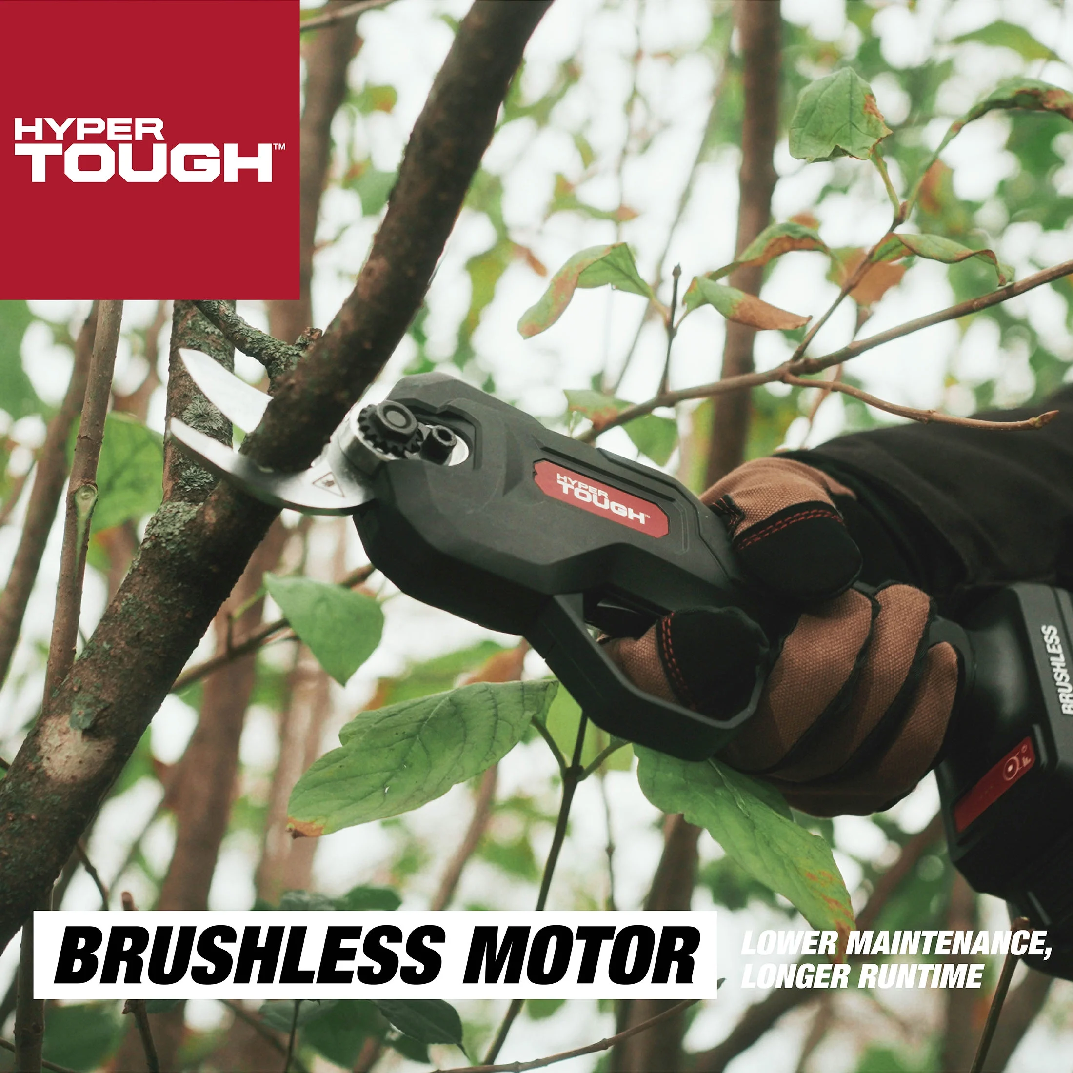 Hyper Tough 20V 2.0Ah Brushless Pruning Shear, HT14-401-003-06 - Inhomebuy