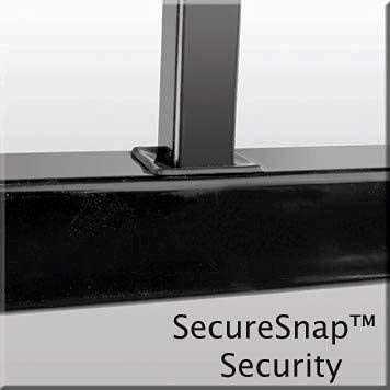 Xcel Black Steel Anti-Rust Fence Gate Flat End Pickets 4ft W x 5ft H - Inhomebuy