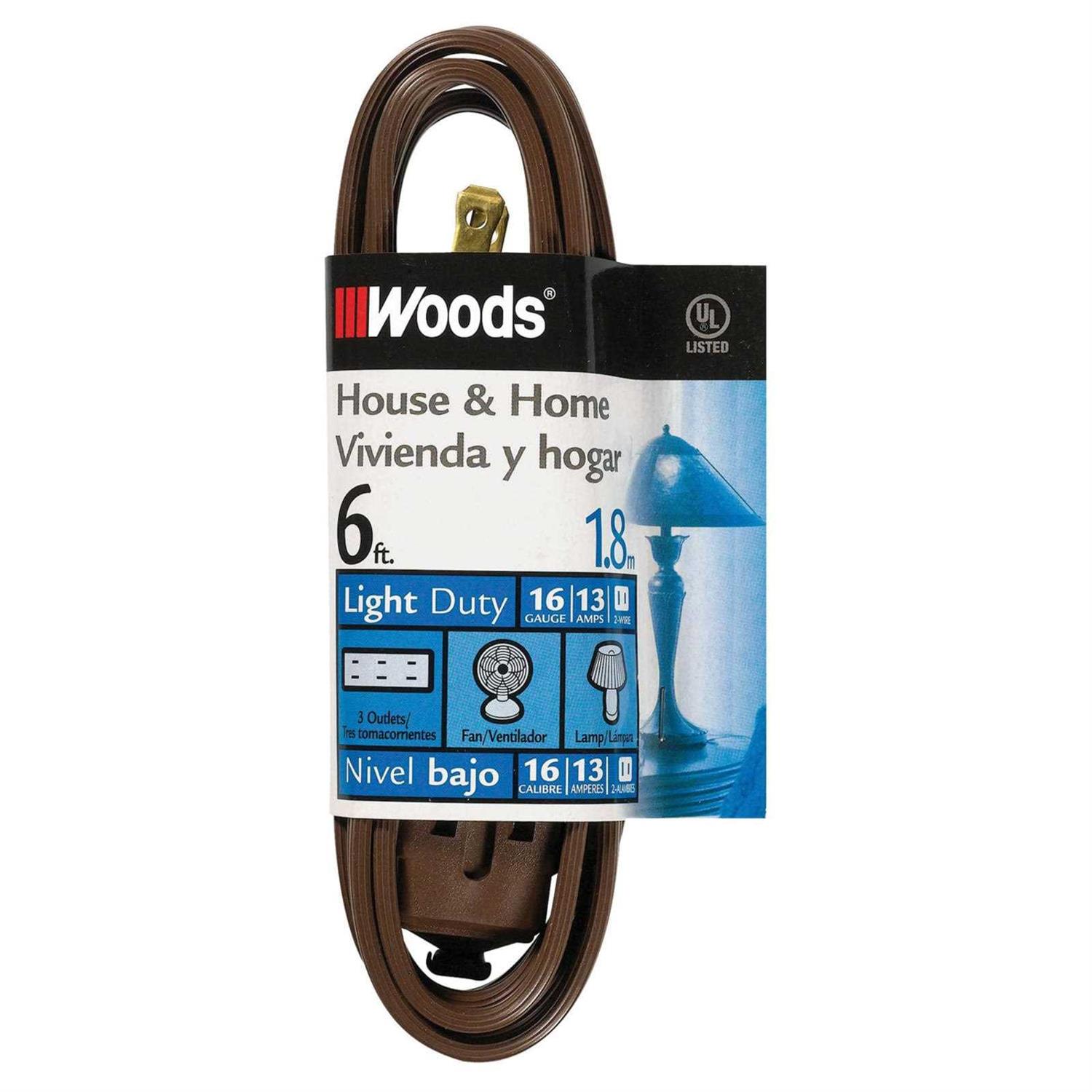 Woods Cube Extension Cord Tap - Inhomebuy