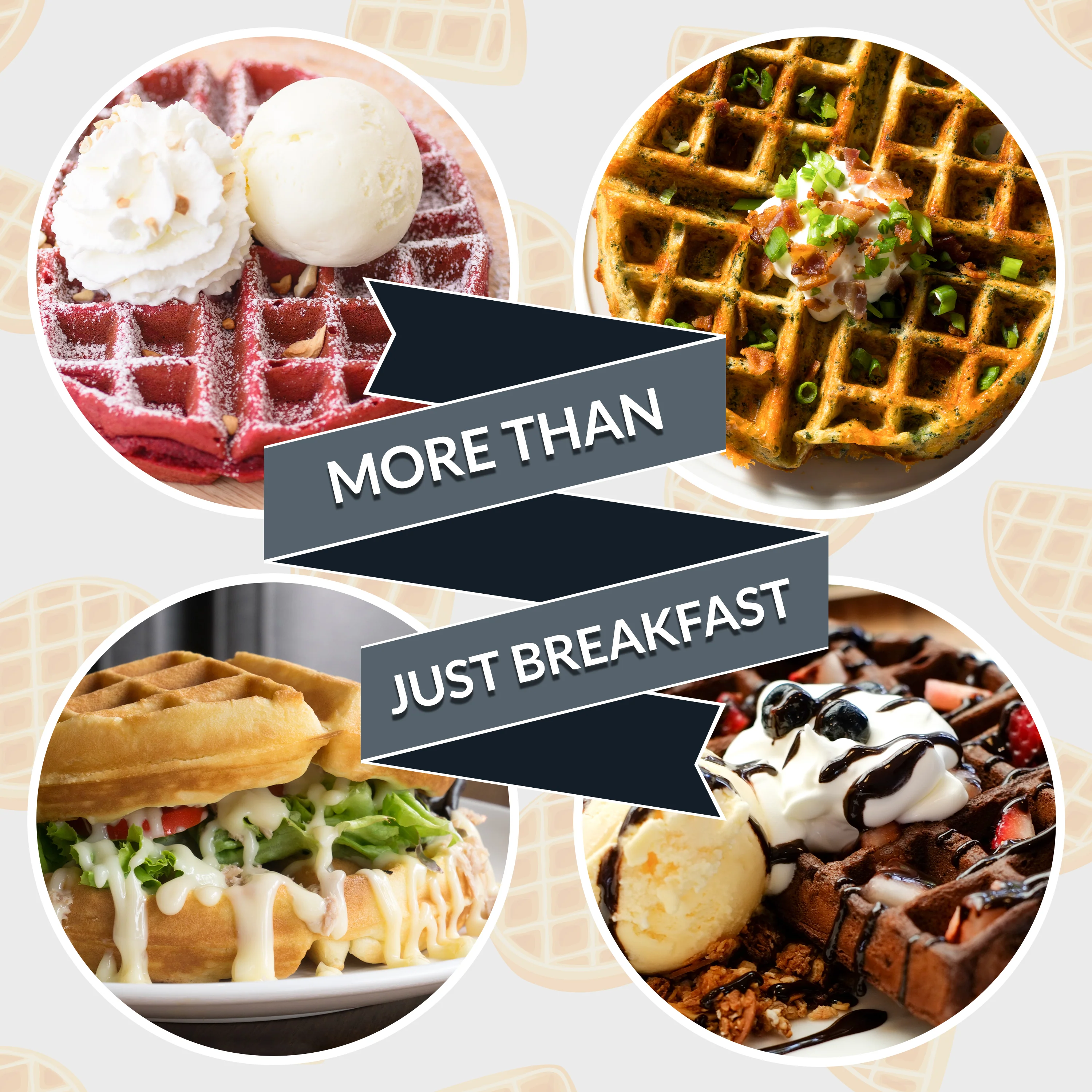 HomeCraft�?7-Inch Round Belgian Waffle Maker - Inhomebuy