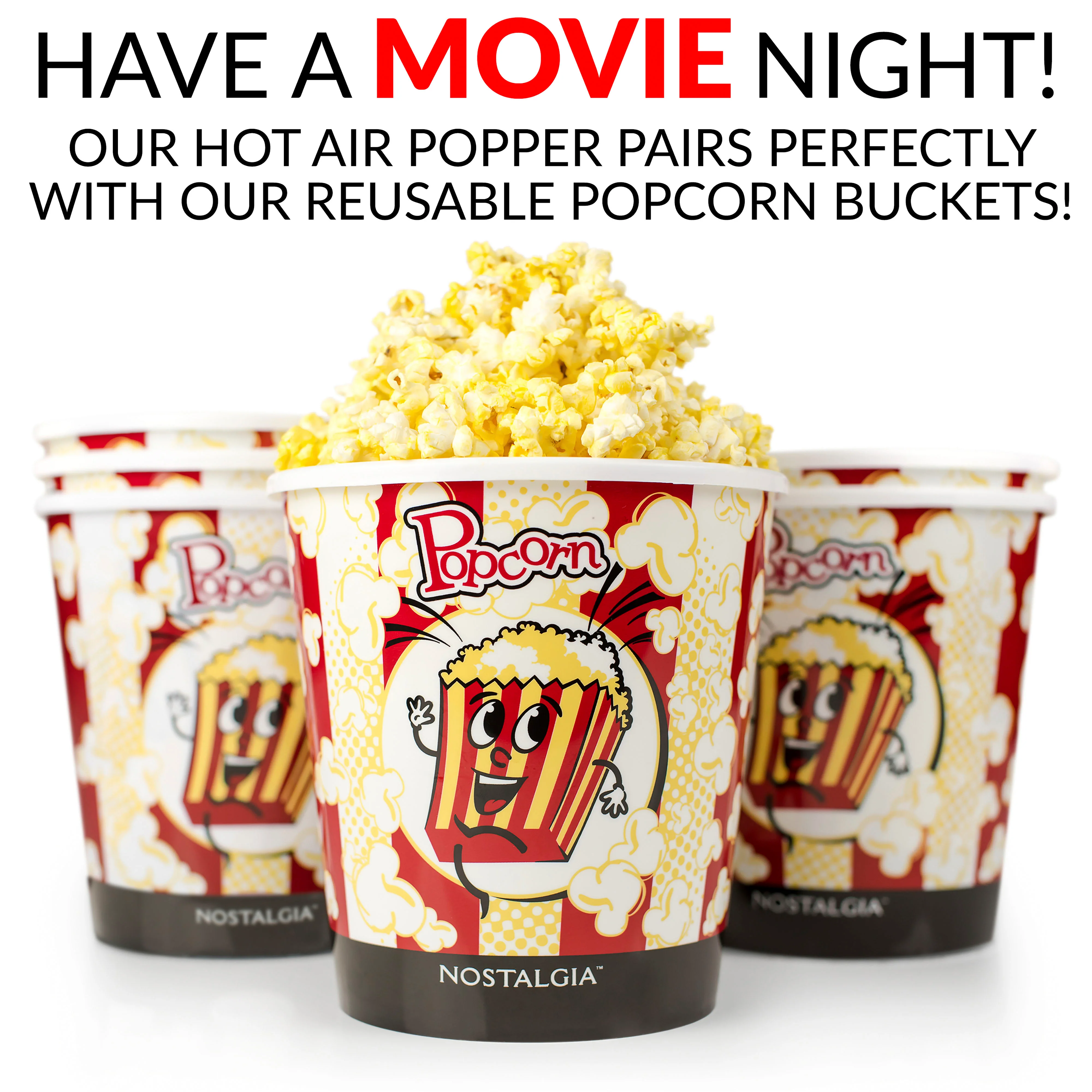 Old Fashioned Hot Air Popcorn Maker - Inhomebuy