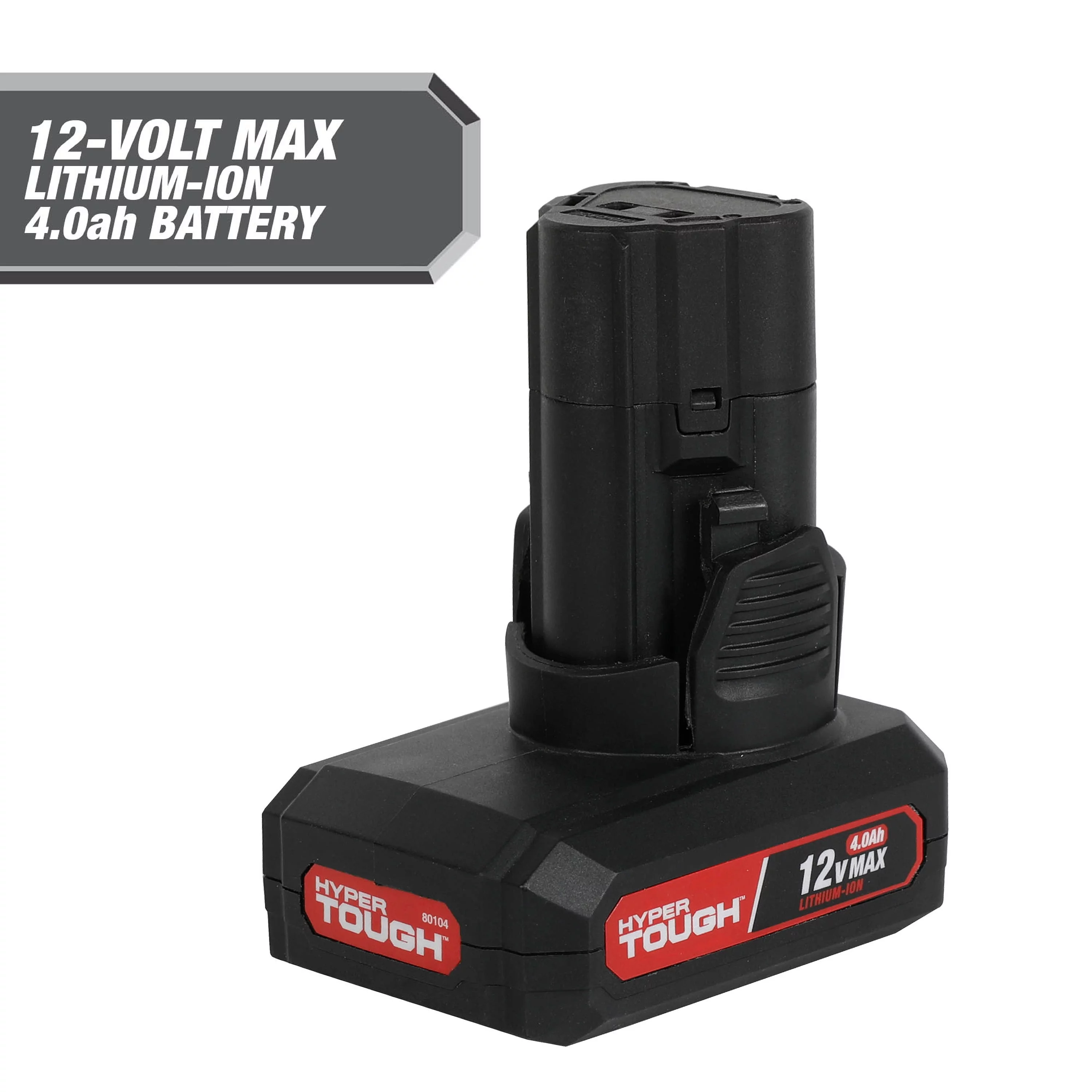 Hyper Tough 12V Max Lithium-Ion 4.0Ah Battery, Model 80104 - Inhomebuy