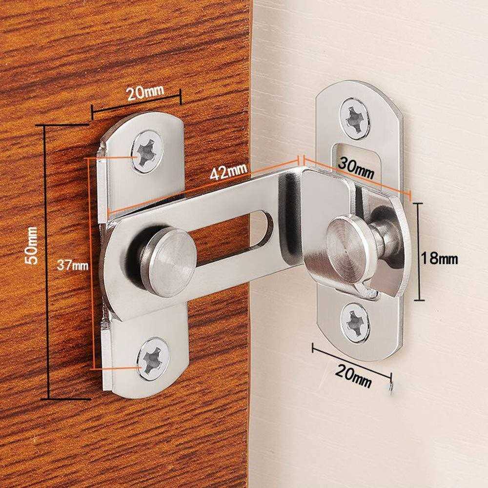 WANLIAN dingchi Sliding Bolt Gate Latch,Stainless Steel Latch Bolt Door Latch Lock - Inhomebuy