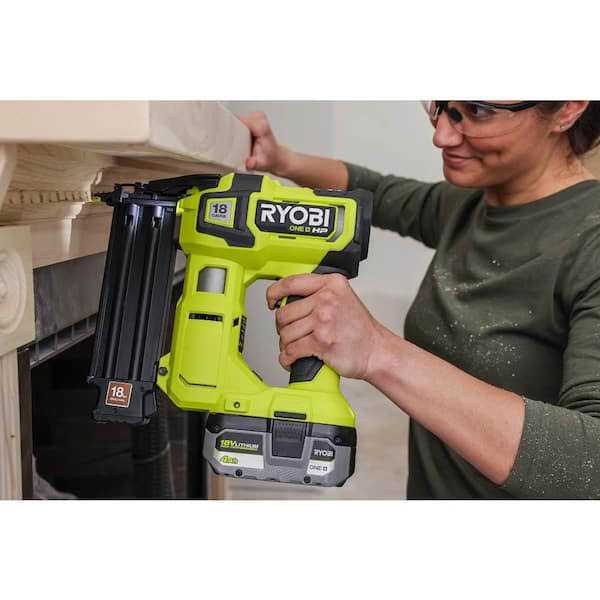RYOBI ONE+ 18V Lithium-Ion 4.0 Ah Compact Battery and Charger Kit with FREE Cordless ONE+ Random Orbit Sander - Inhomebuy