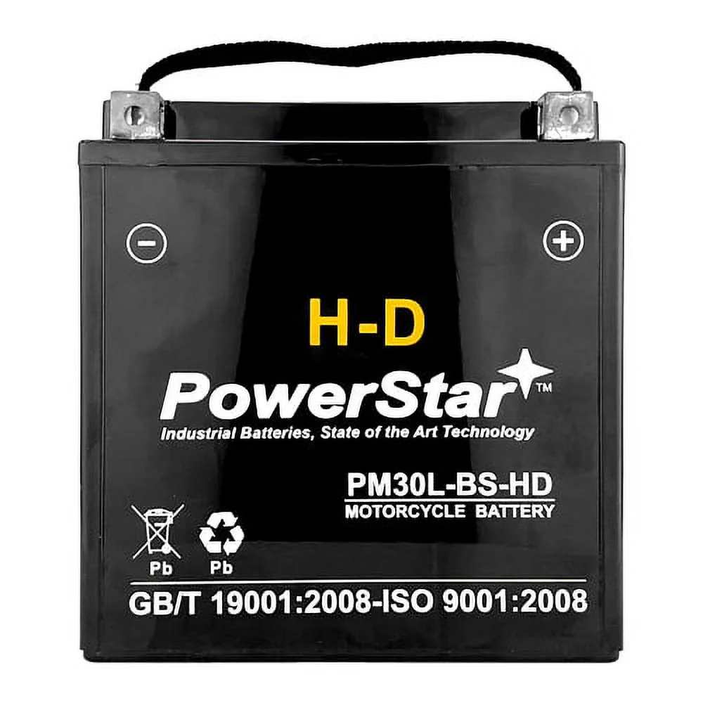 PowerStar Replacement for ETX30LA Group BTX30L AGM Ready-To-Ride Power Sport Battery 380 CCA - Inhomebuy