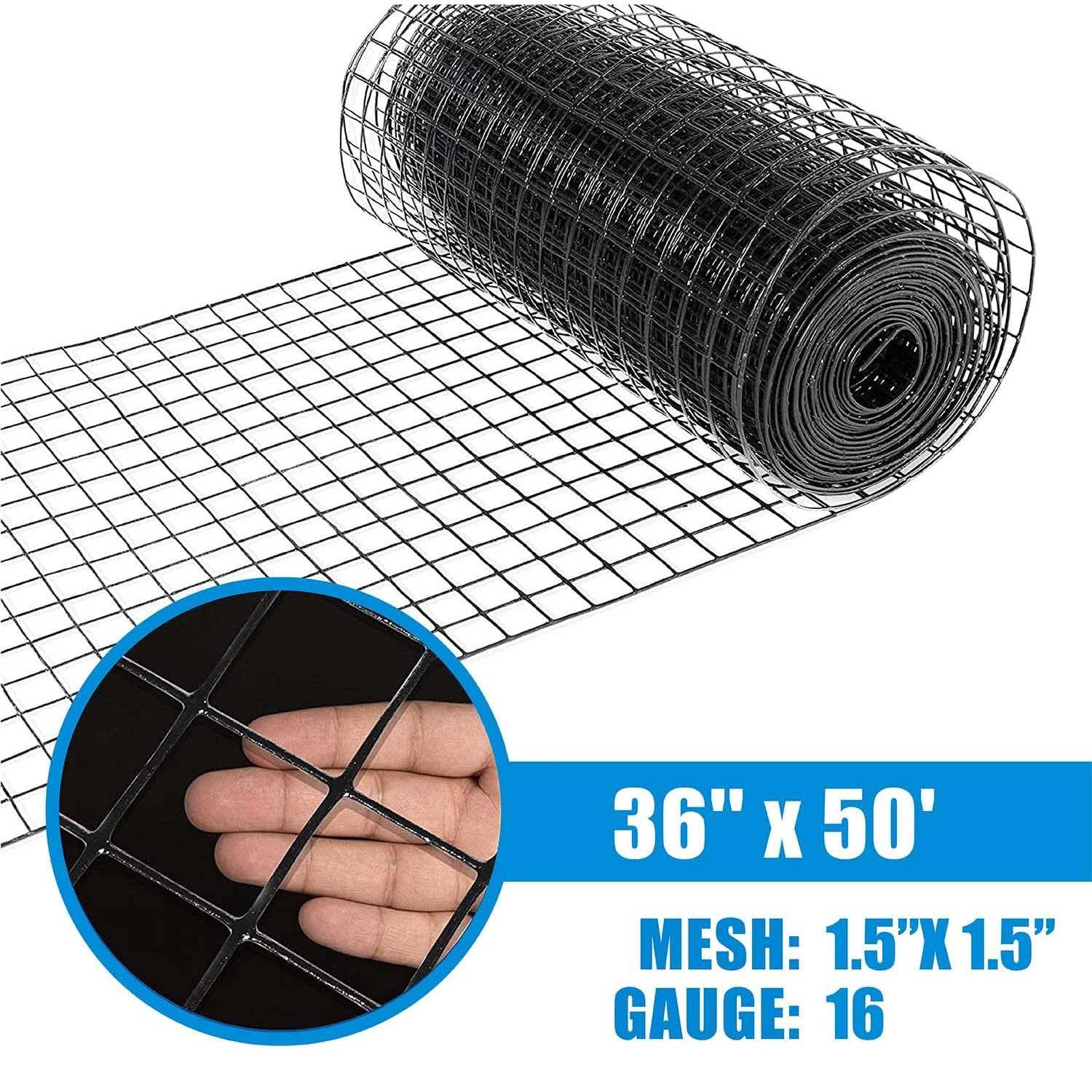 Fencer Wire 14 Gauge Galvanized Welded Wire Mesh Size 2 inch By 4 inch - Inhomebuy