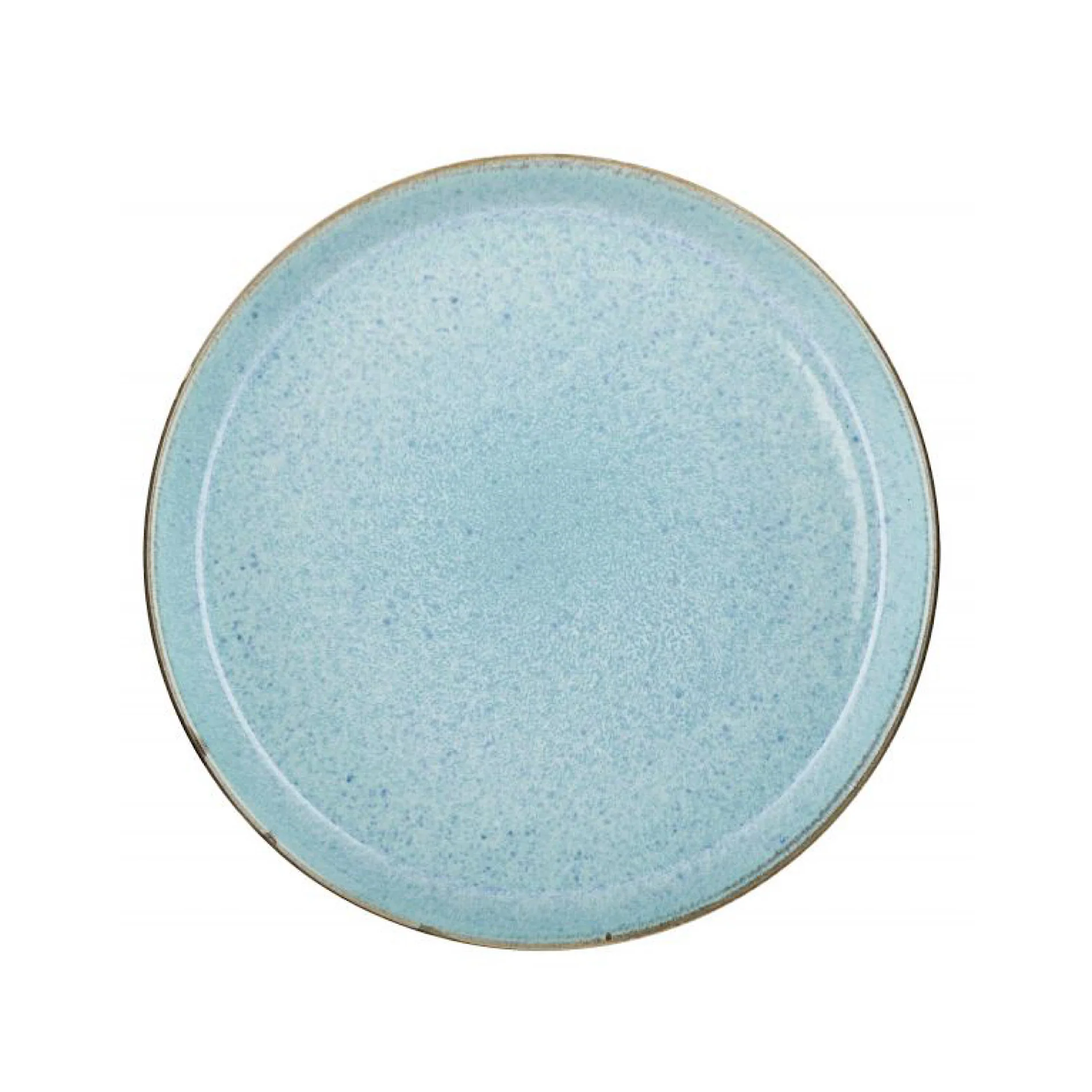Stoneware Gastro Plate 27 cm Grey, Light blue - Inhomebuy
