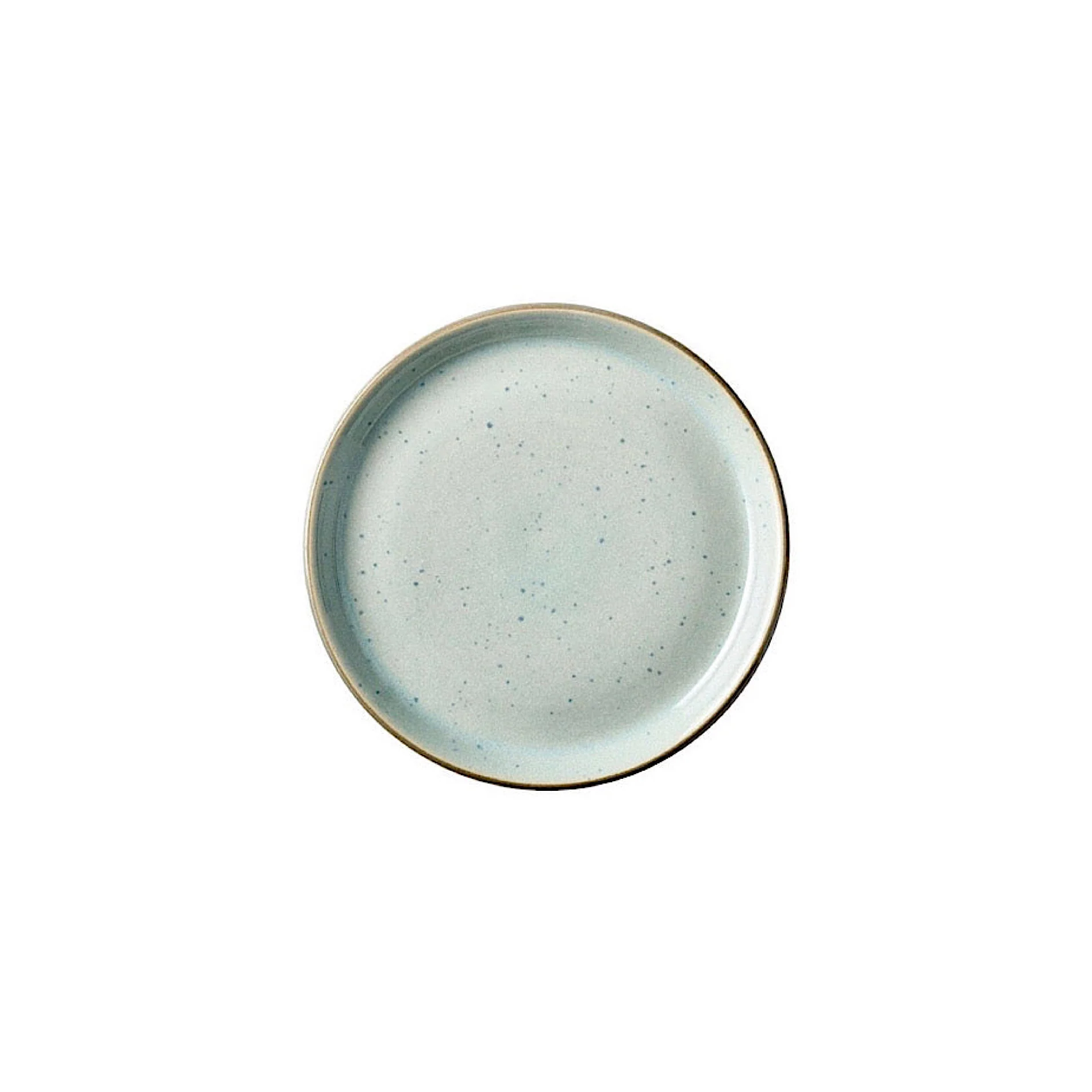 Stoneware Gastro Plate 17 cm Grey, Light Blue - Inhomebuy