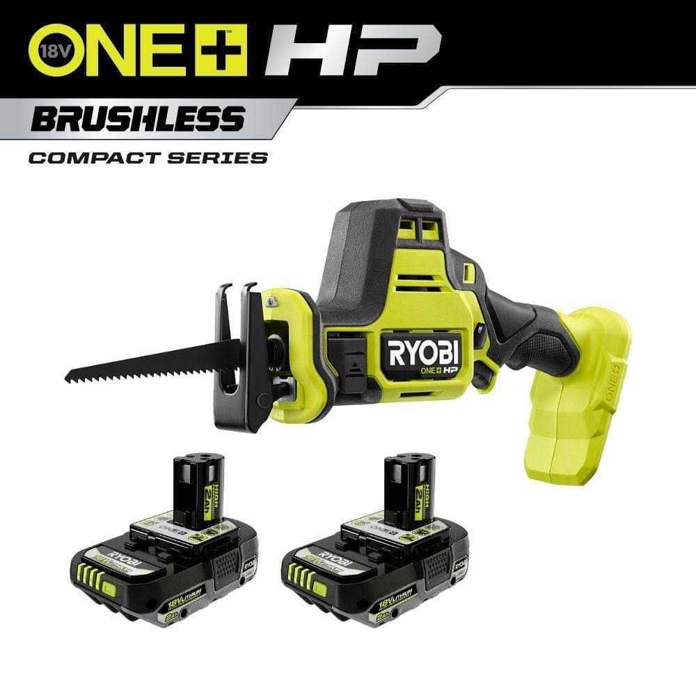 RYOBI ONE+ HP 18V Brushless Cordless Compact Impact Wrench Ah Battery - Inhomebuy