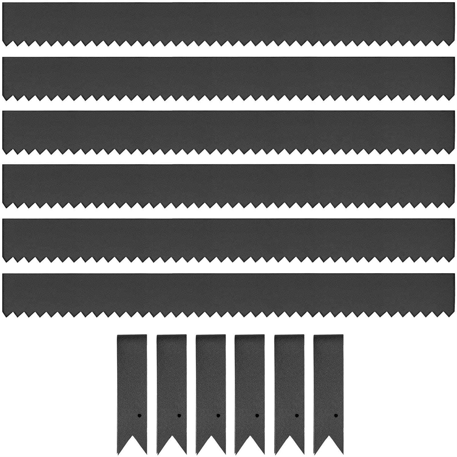 VEVOR Steel Landscape Edging 40 in. x 6 in. Steel Garden Edging Border Steel Landscape Edging Steel Lawn Edging - Inhomebuy