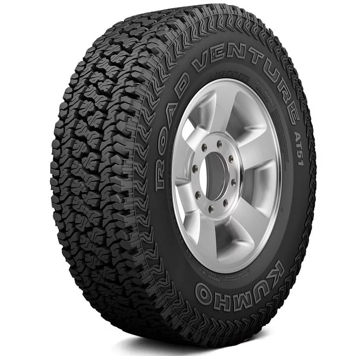 Kumho Road Venture AT51 235/85R16 120 R Tire - Inhomebuy