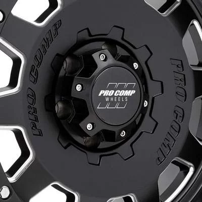 Pro Comp 60 Series Hammer, 17x9 Wheel with 6x5.5 Bolt Pattern - Satin Black Milled - 5160-7983 - Inhomebuy