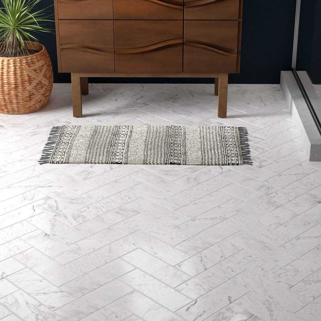MSI Calacatta 24 in. x 24 in. Glazed Porcelain Floor and Wall Tile - Inhomebuy