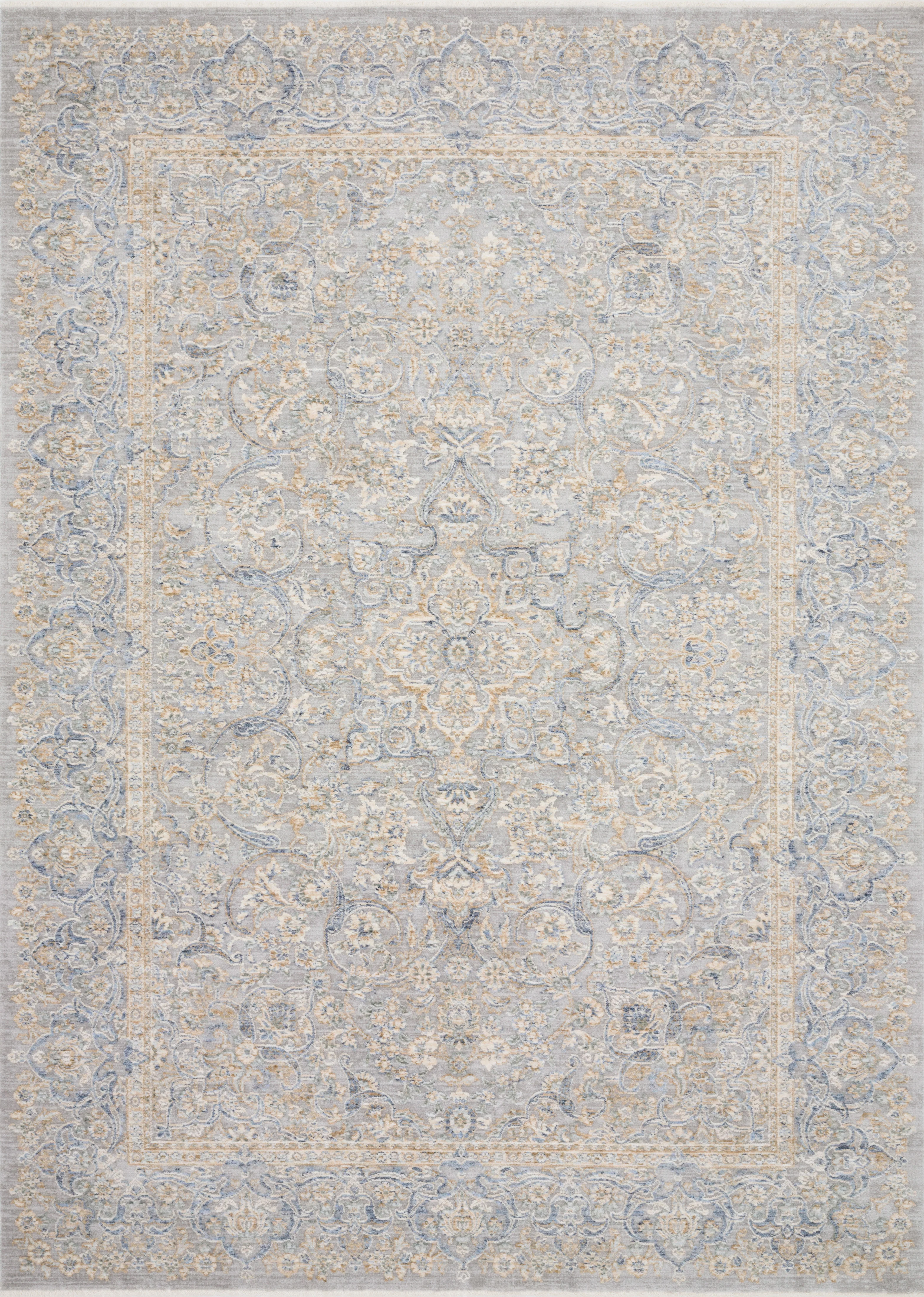 Loloi Rugs Pandora Collection Rug in Stone, Gold - 9'6