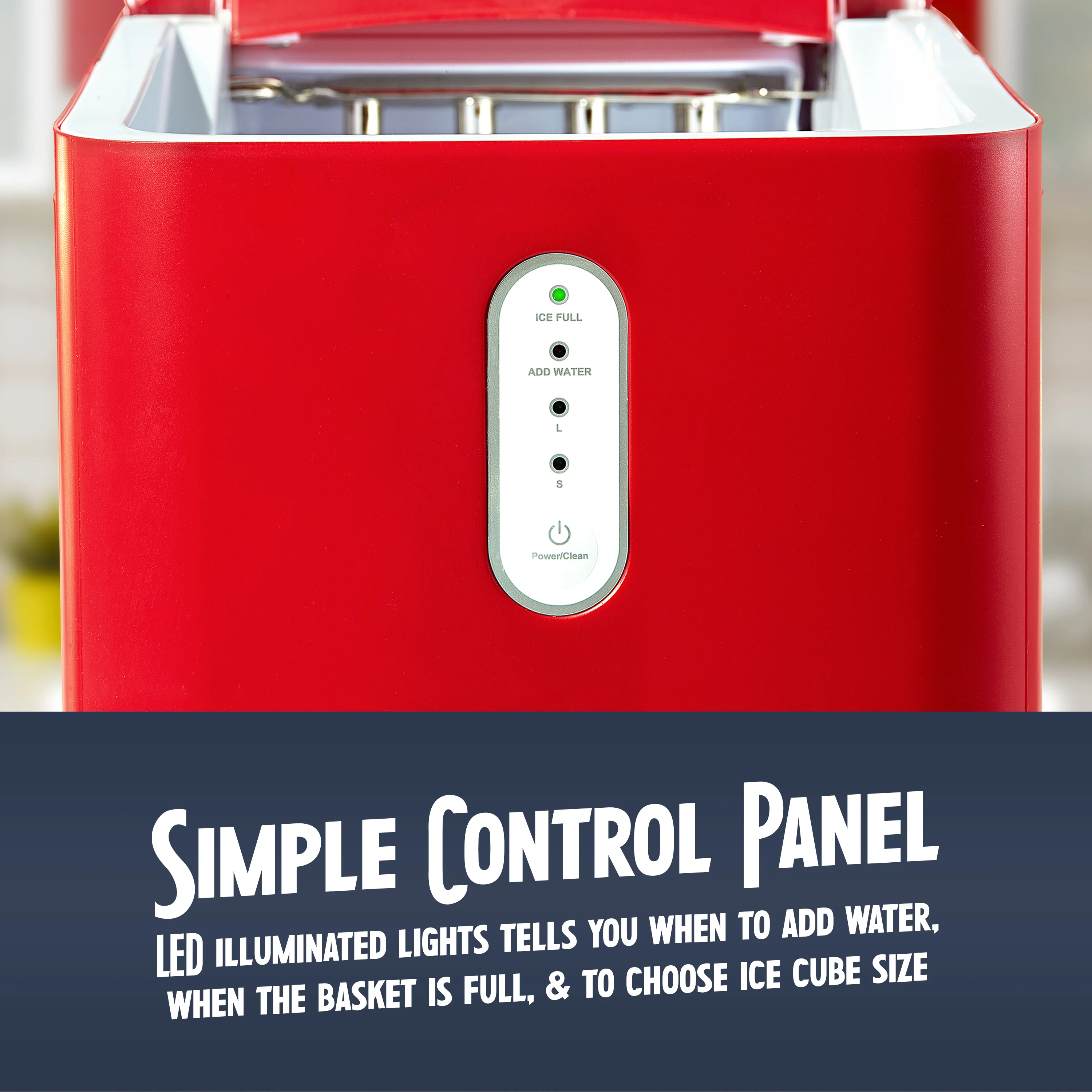 Coca-Cola Self Cleaning 26-Pound Automatic Ice Maker - Inhomebuy