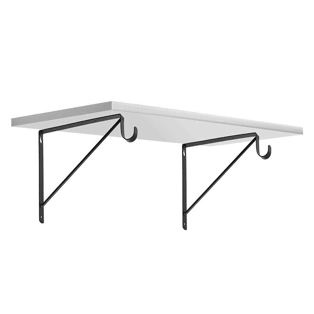 Dewell Shelf and Rod Brackets - Inhomebuy